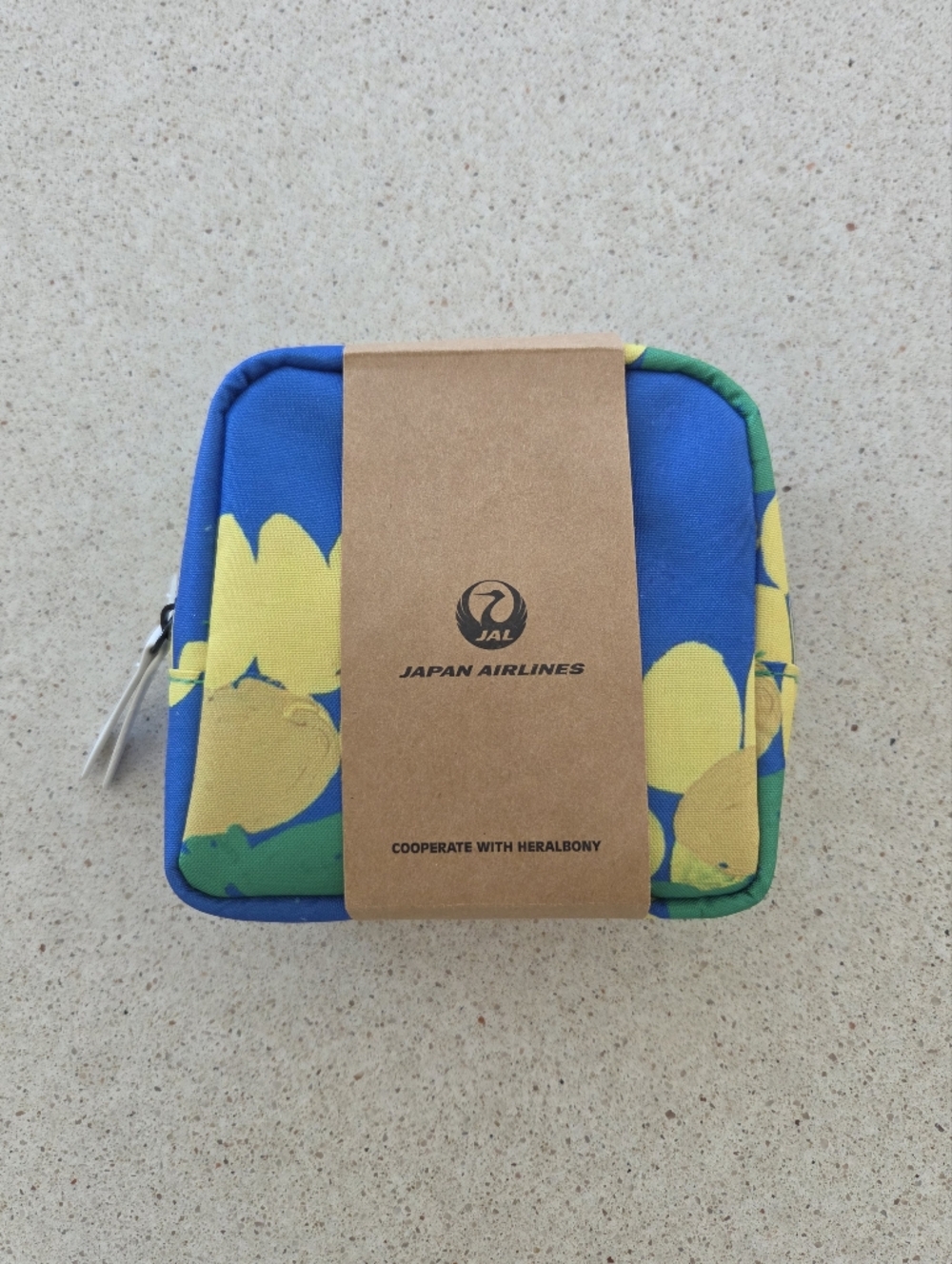 Japan Airlines Business Class Amenity Kit Pouch Heralbony Unopened